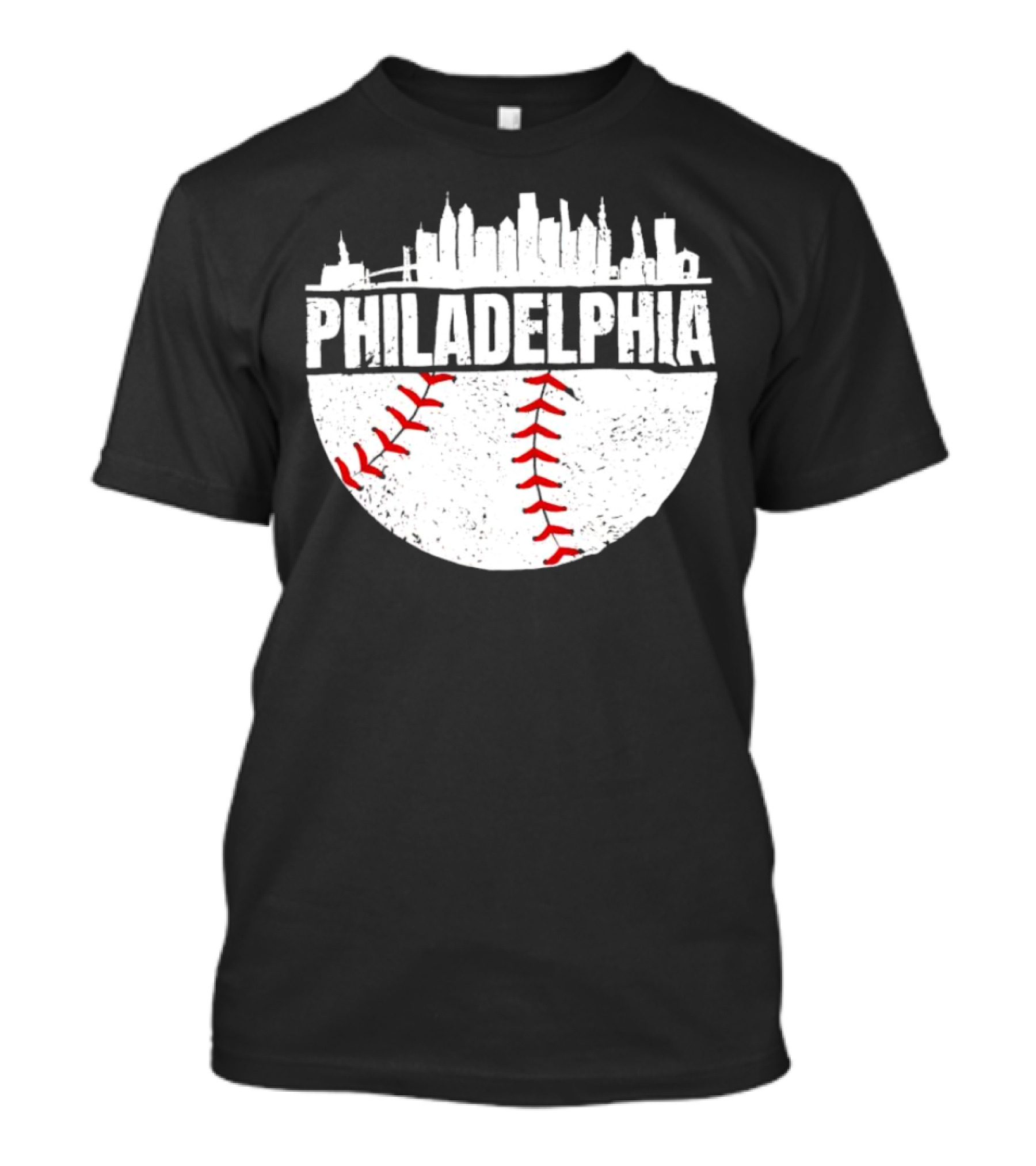 Philadelphia Skyline Baseball Urban T-Shirt