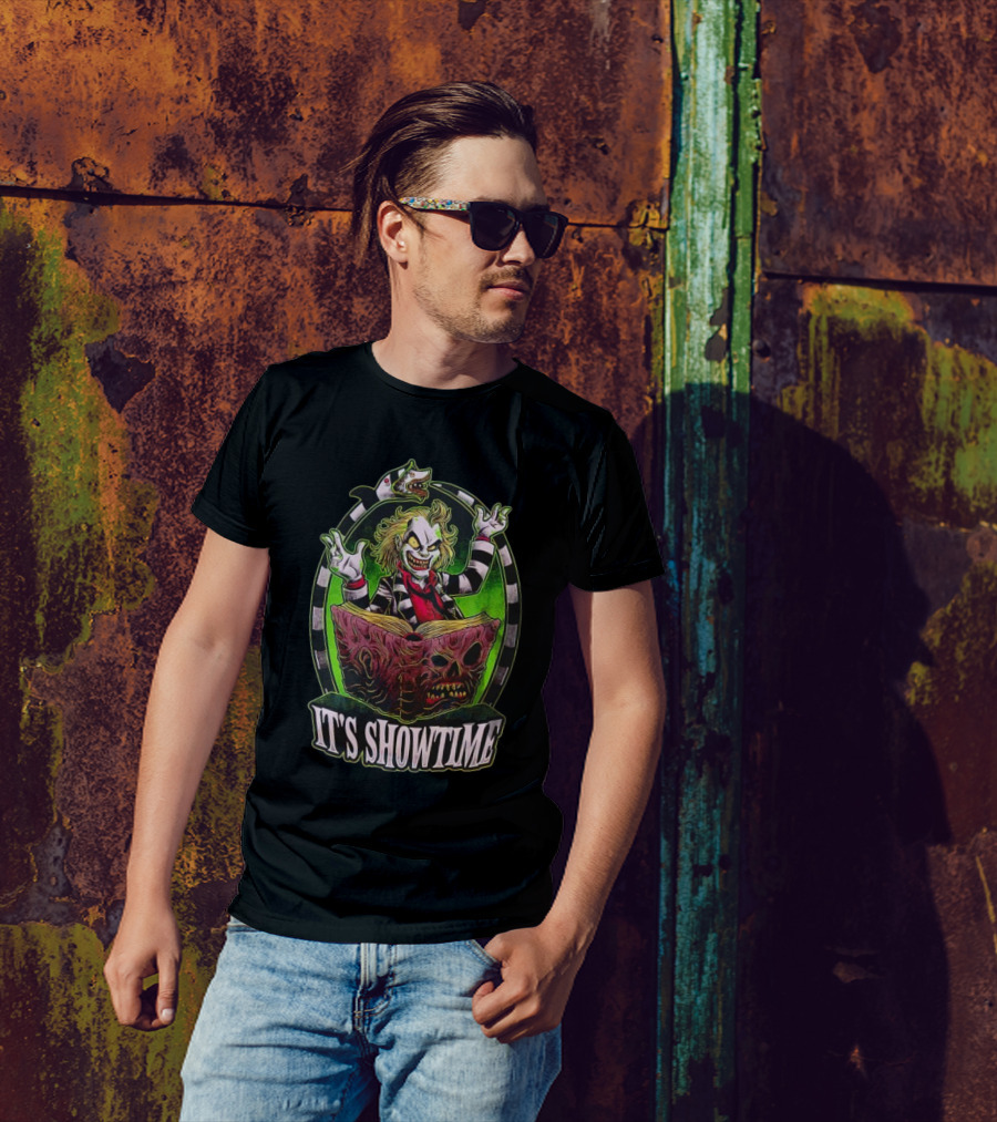 Beetlejuice It's Showtime Book Of The Dead T-Shirt