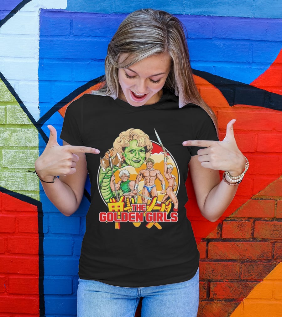 The Golden Girls Axe Warriors Anime T-Shirt