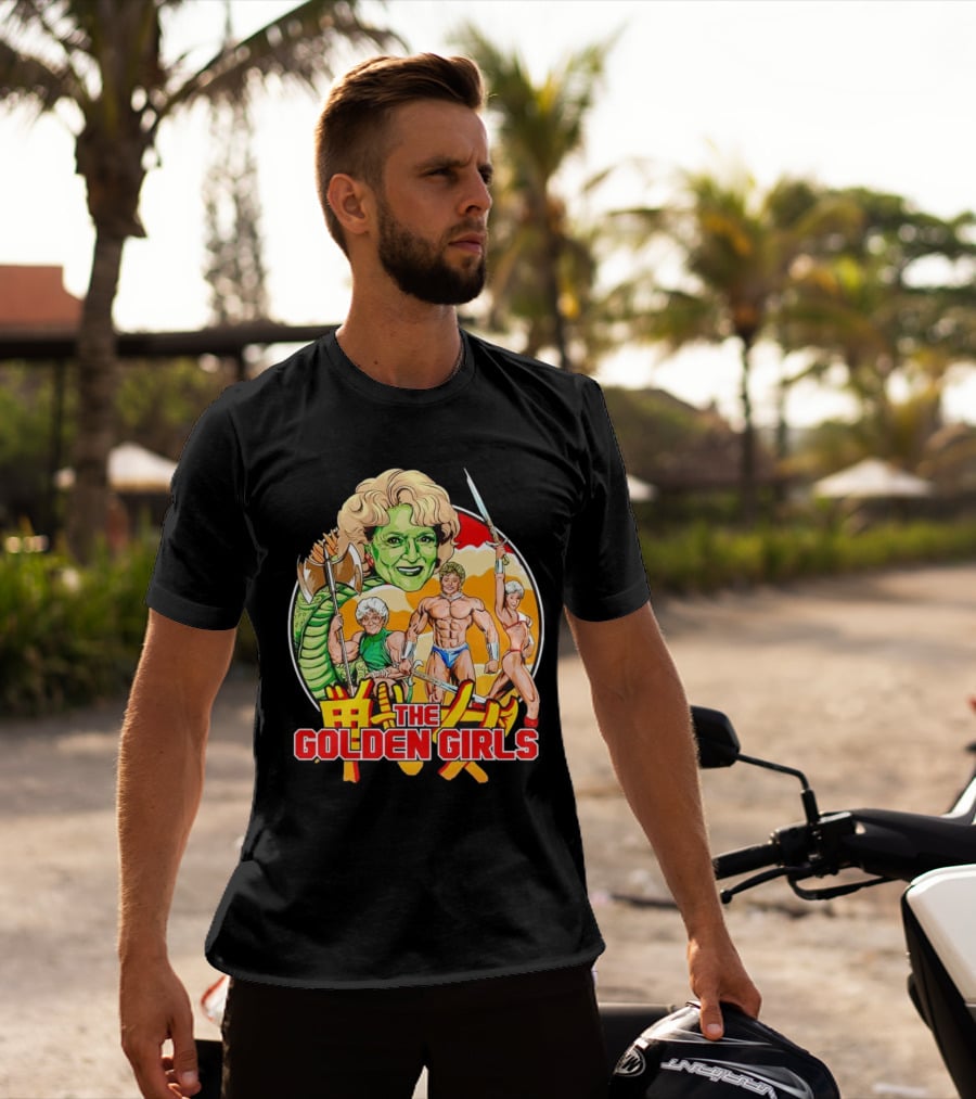 The Golden Girls Axe Warriors Anime T-Shirt
