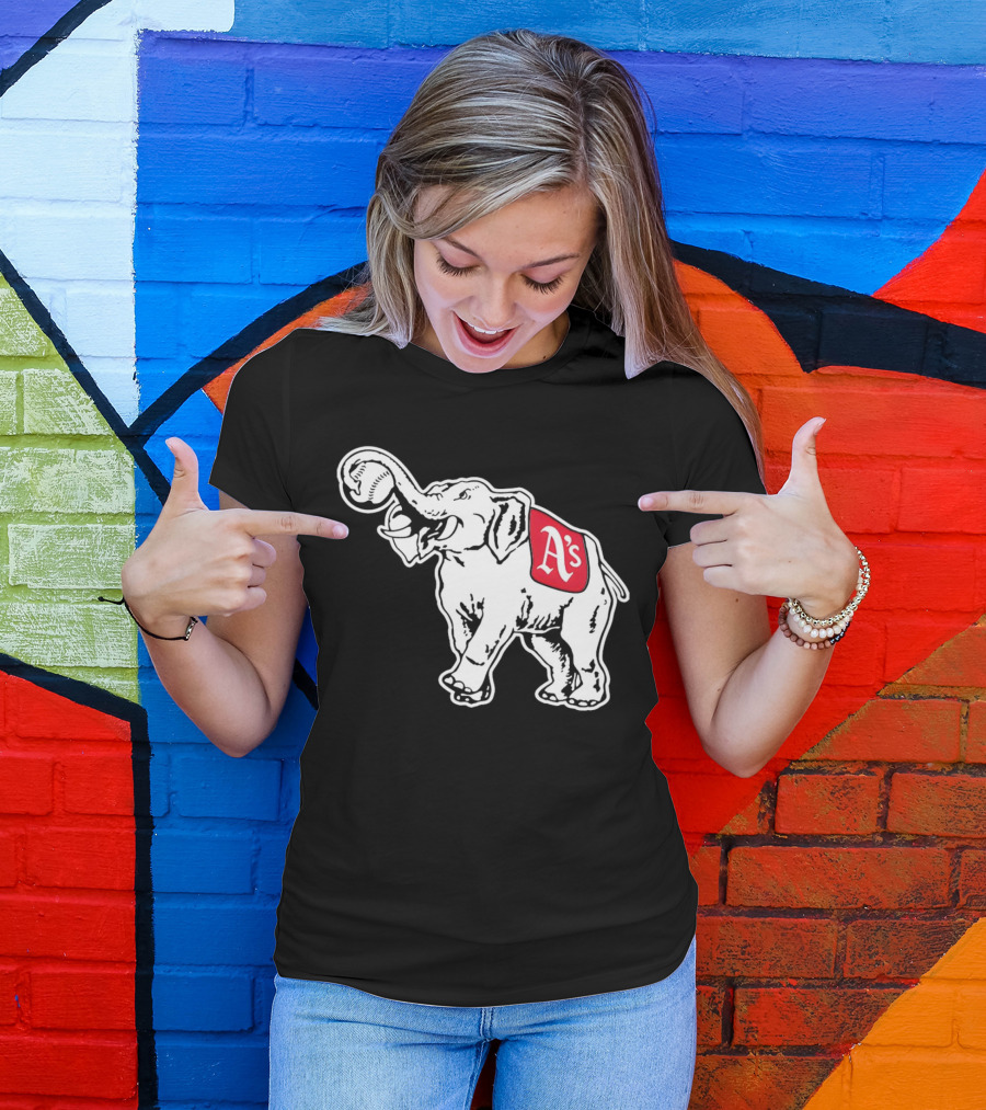 Philadelphia Athletics A's Elephant T-Shirt