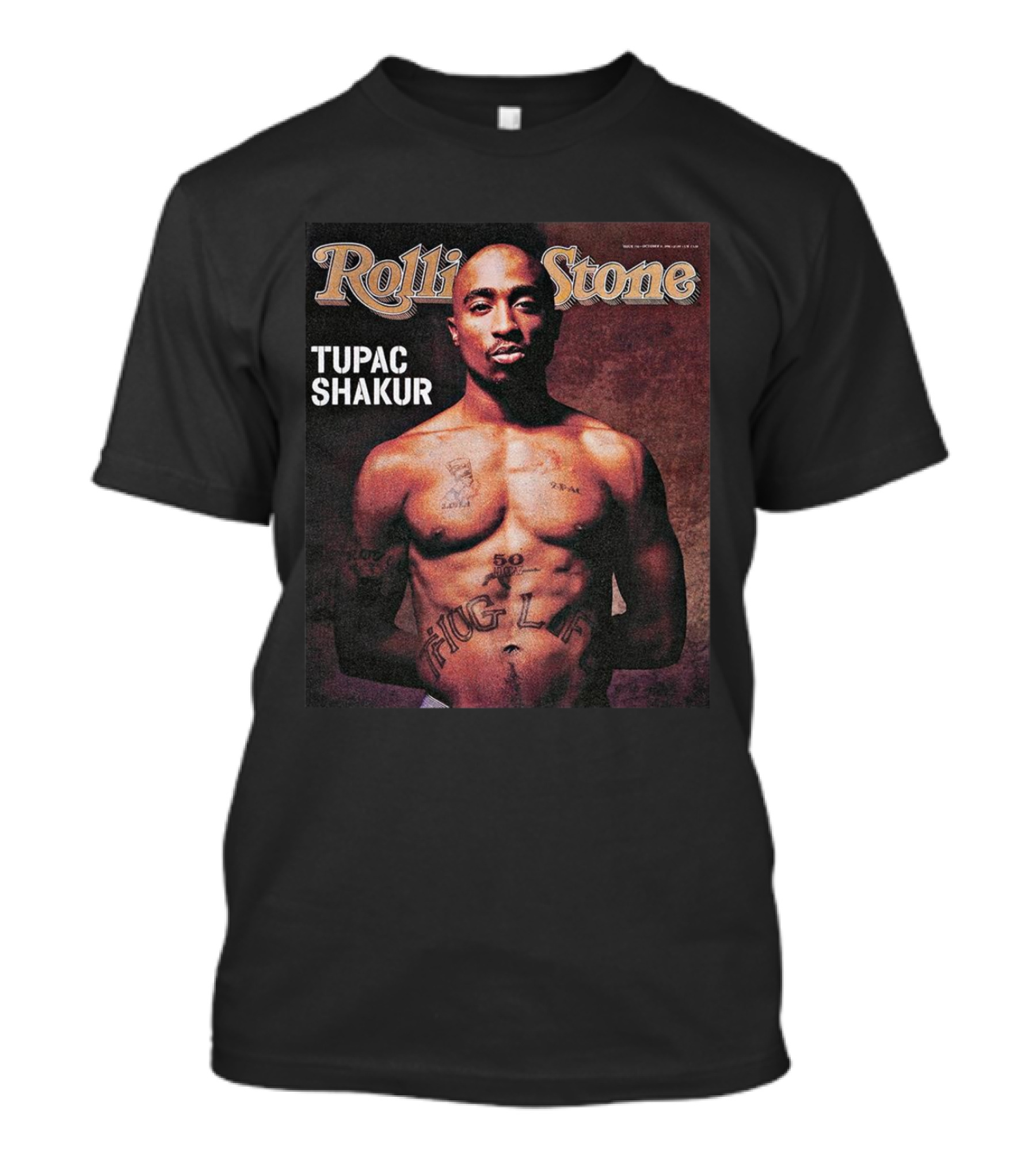 Rolling Stone Tupac Shakur Cover T-Shirt