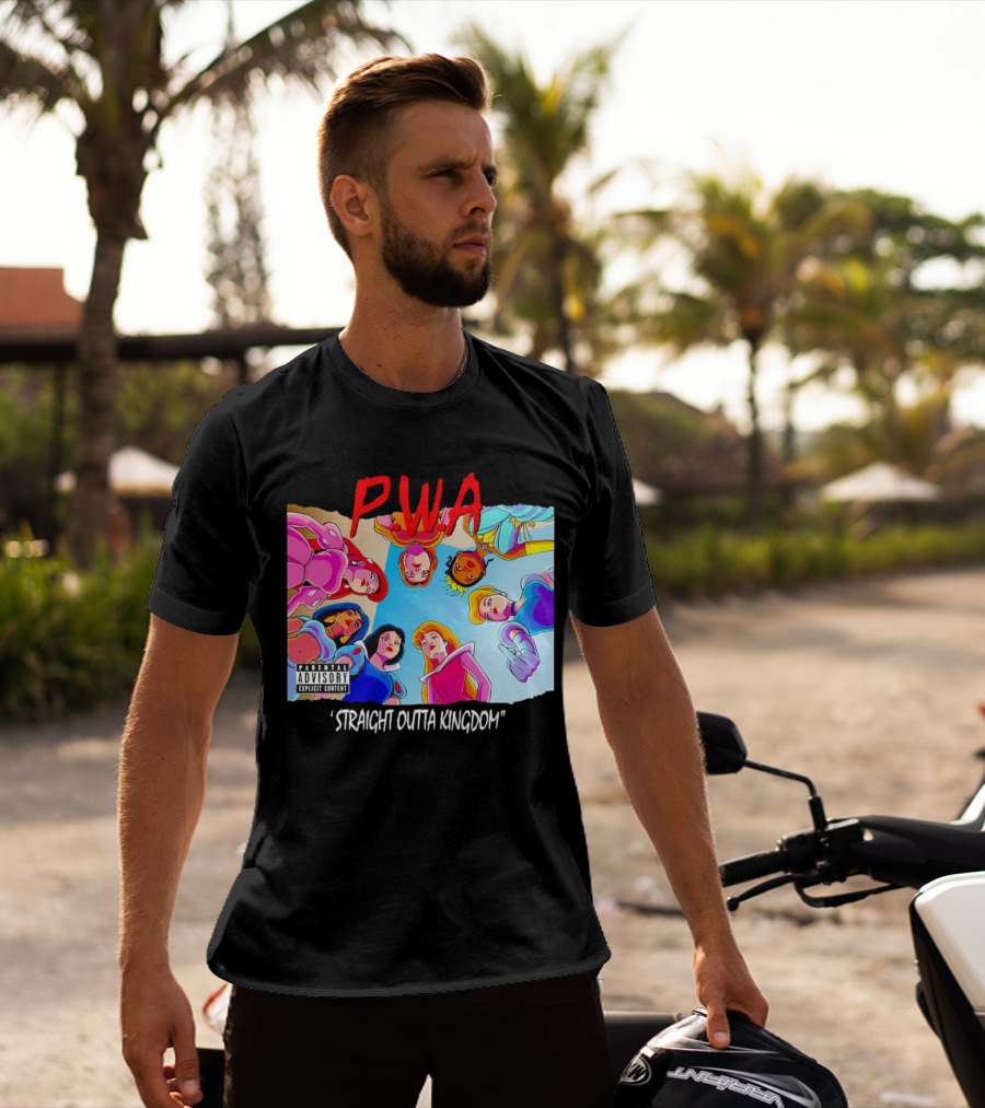 PWA Princess Straight Outta Kingdom Parental Advisory T-Shirt