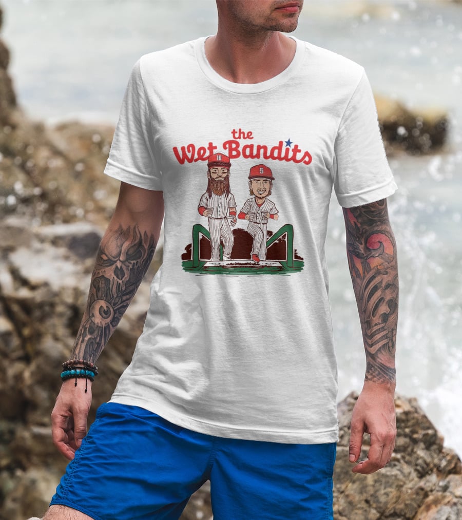 The Wet Bandits Phillies Baseball Players	Fmt T-Shirt