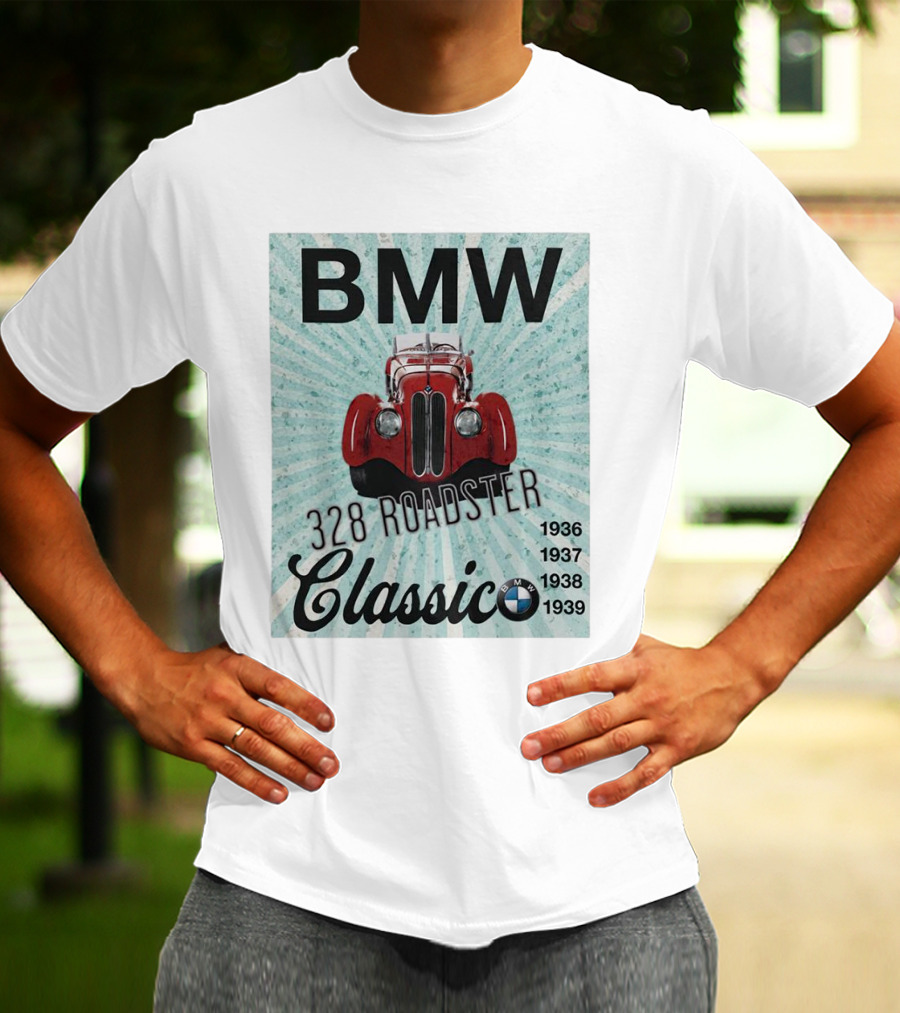 BMW 328 Roadster Classico 1936 1937 1938 1939 T-Shirt