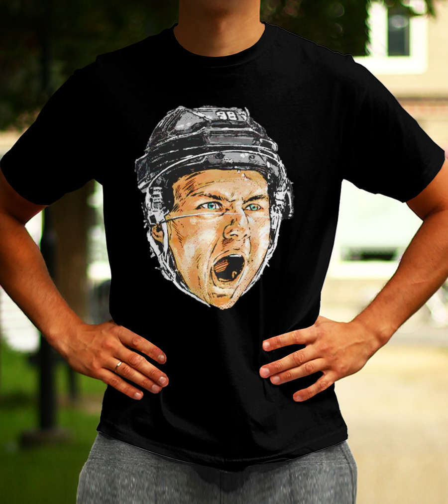 Connor Bedard Chicago Scream Hockey Helmet Sports Icon 98 T-Shirt
