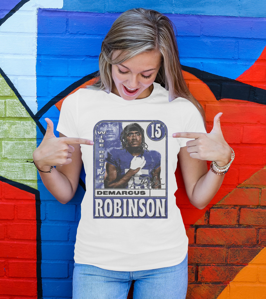 Demarcus Robinson Wide Receiver 15 Los Angeles R Card T-Shirt