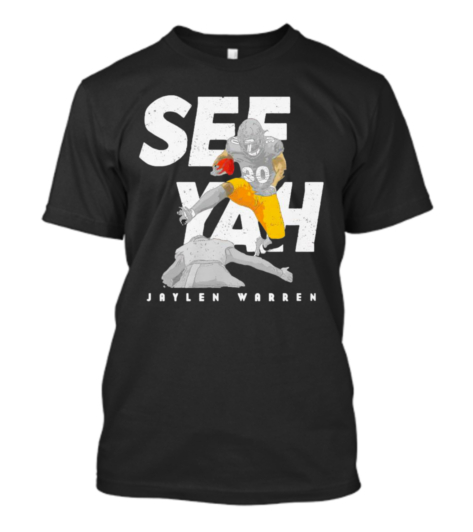 Jaylen Warren Pittsburgh See Yah Hurdle T-Shirt