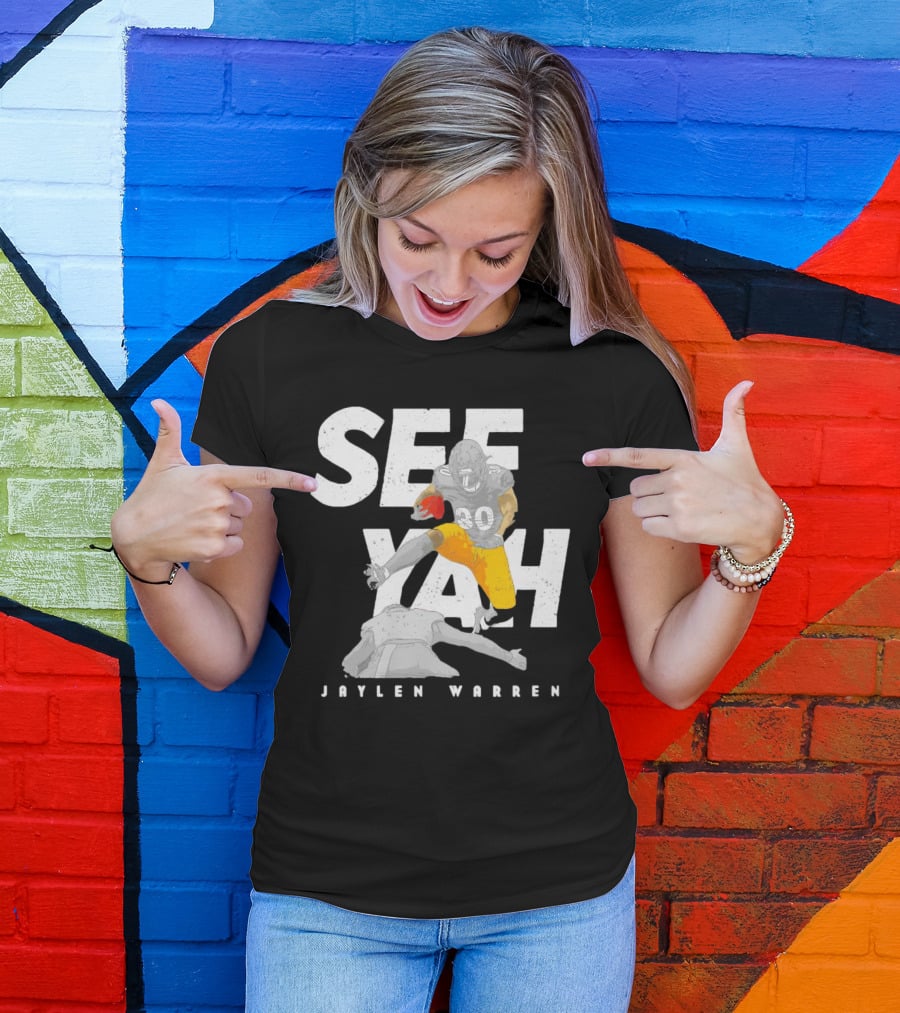 Jaylen Warren Pittsburgh See Yah Hurdle T-Shirt