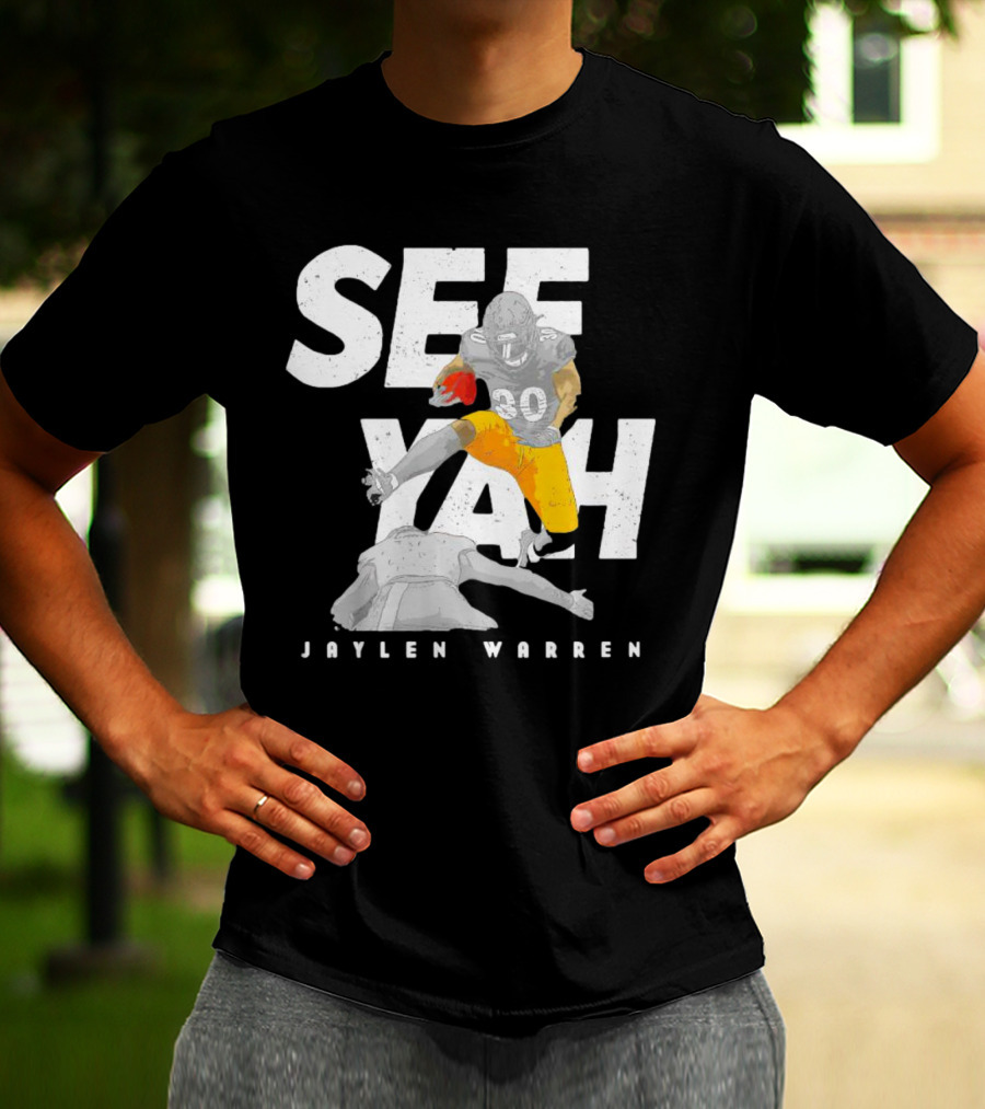 Jaylen Warren Pittsburgh See Yah Hurdle T-Shirt