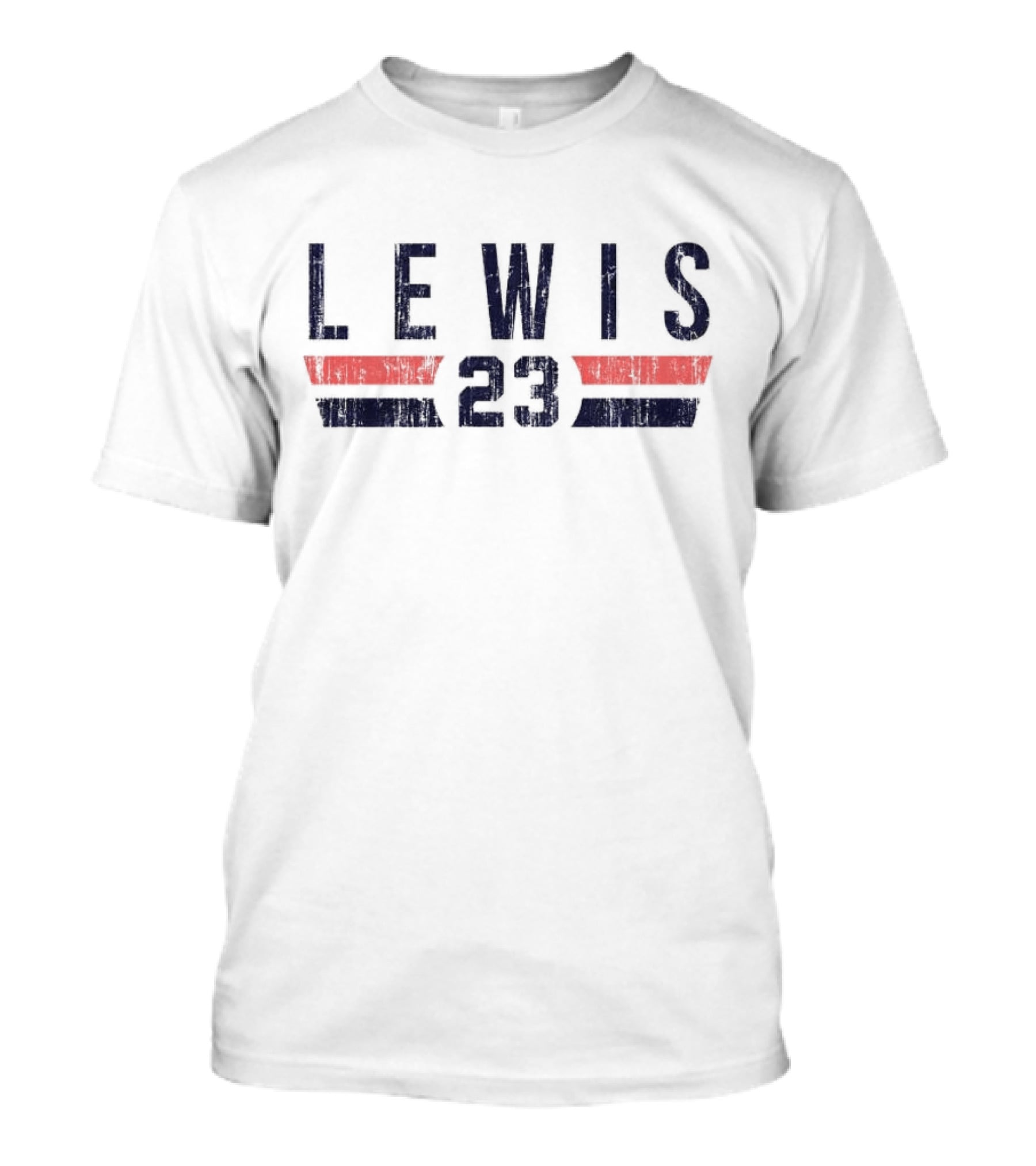 Lewis 23 Minnesota Font T-Shirt