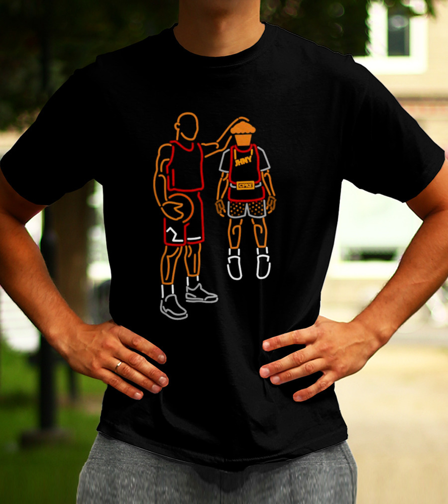 Air Johnny Mars Basketball Legend Neon T-Shirt