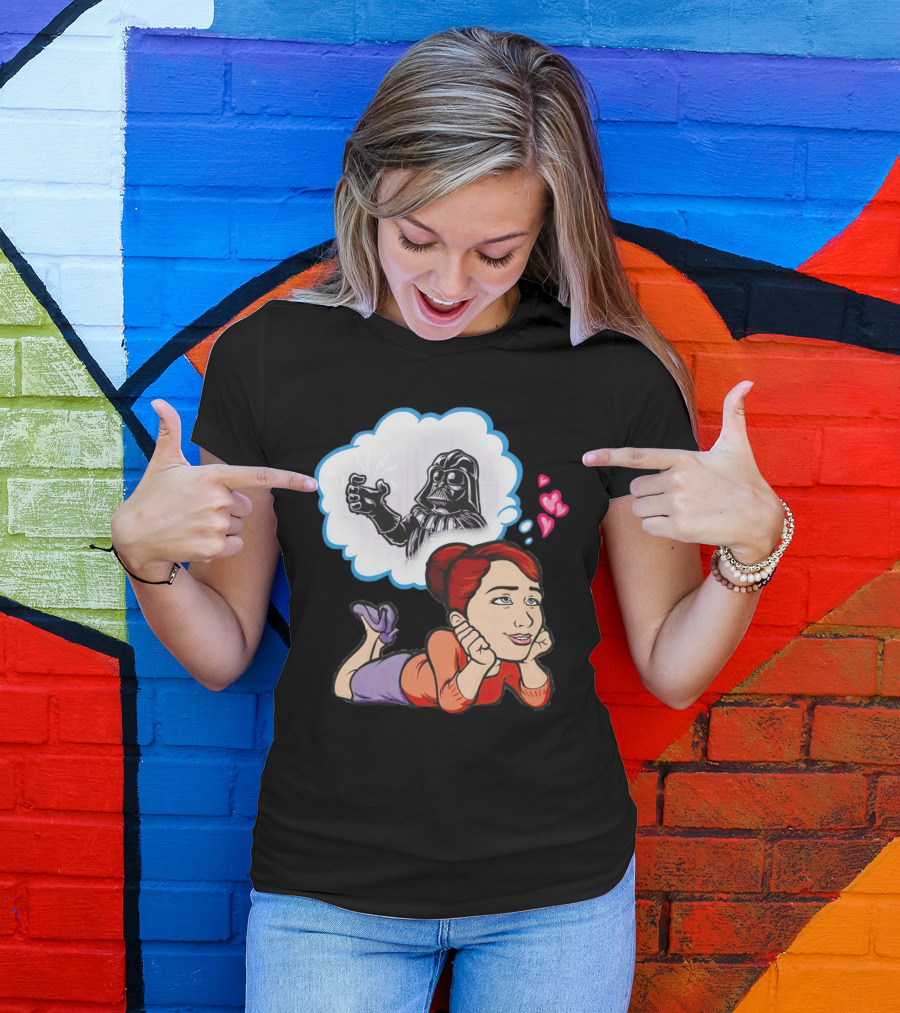 Darth Vader Use The Force Please Dreaming Hearts T-Shirt