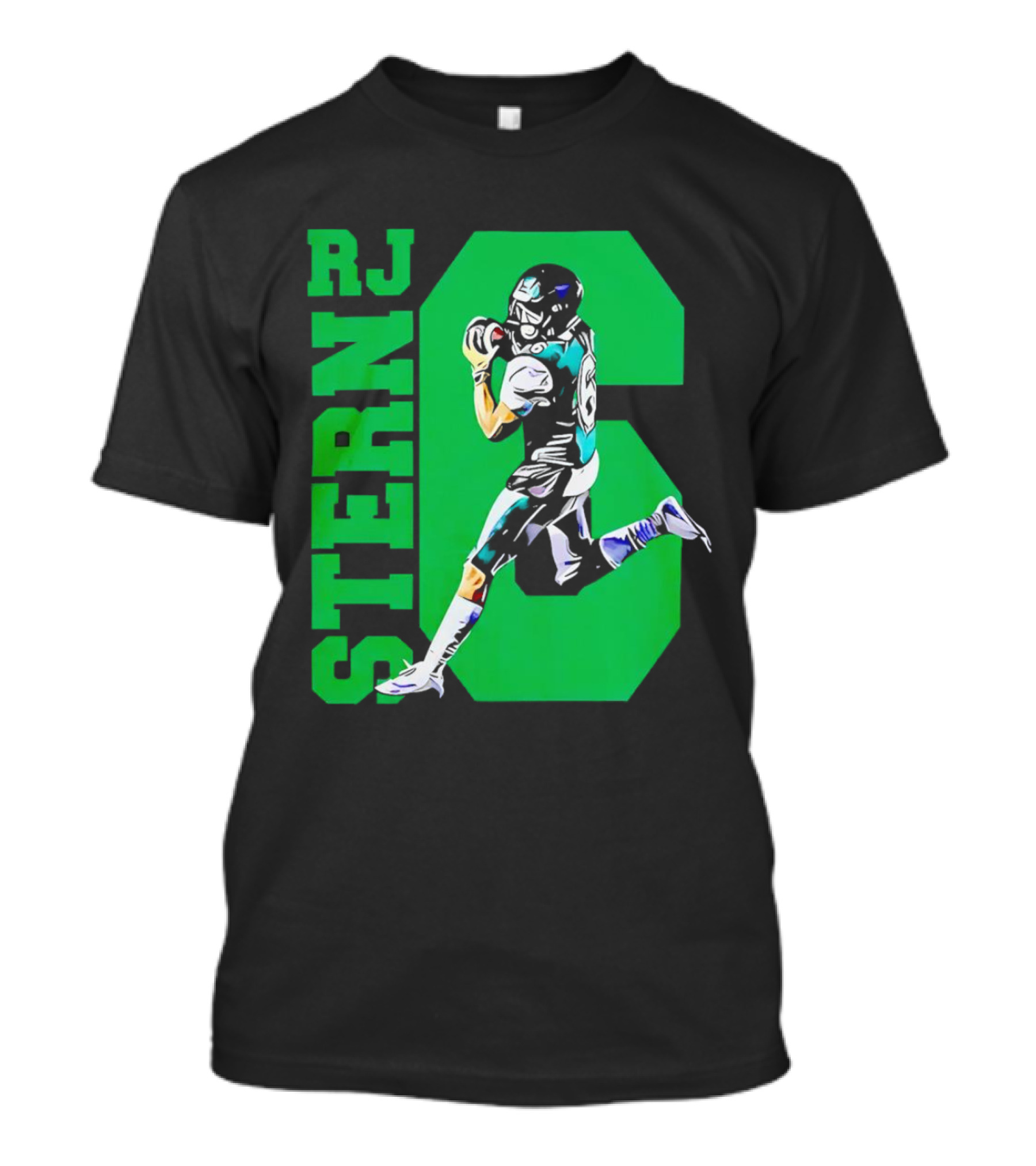 RJ Stern Football Gameday Action Player Number 6 T-Shirt