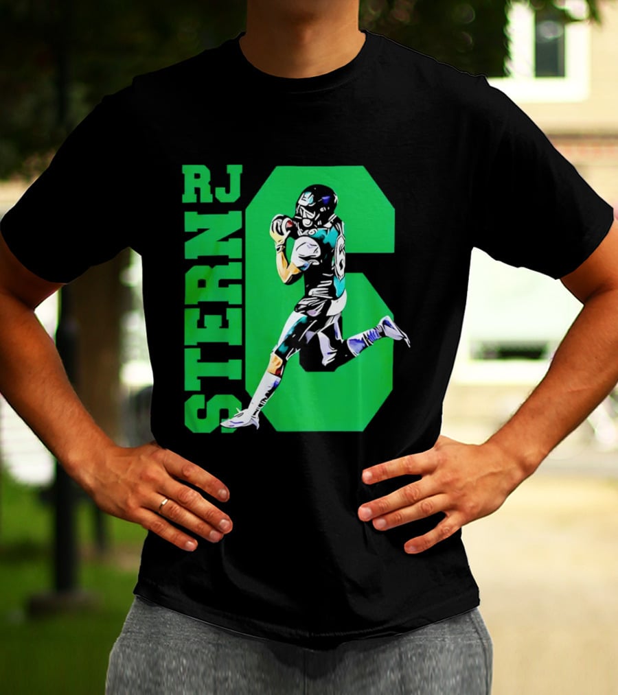 RJ Stern Football Gameday Action Player Number 6 T-Shirt