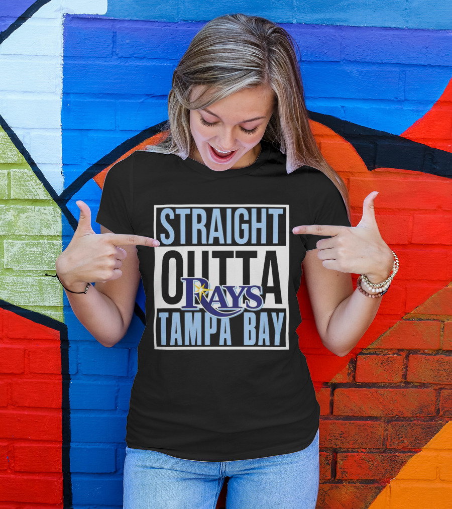 Straight Outta Tampa Bay Rays MLB T-Shirt