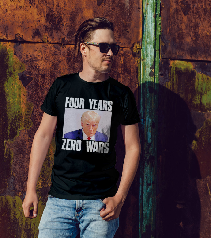 Four Years Zero Wars Portrait Image T-Shirt