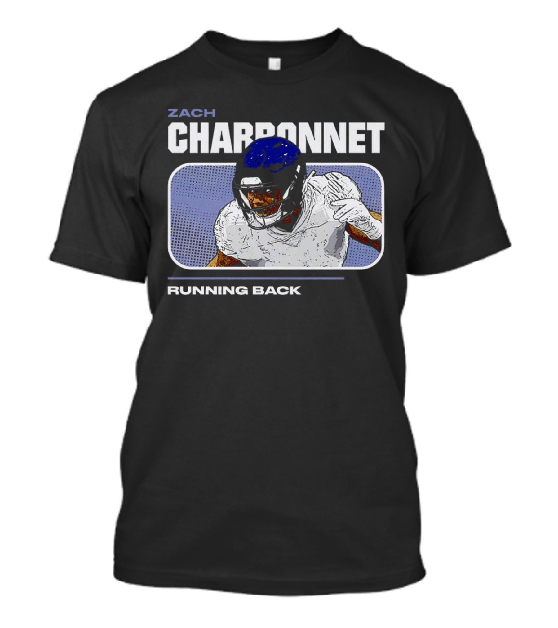 Zach Charbonnet Running Back Vintage Football T-Shirt