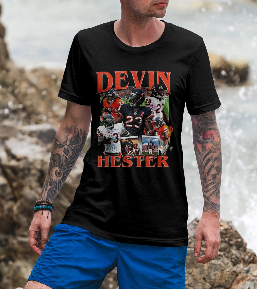 Devin Hester Chicago Bears Football 23 NFL Legend T-Shirt