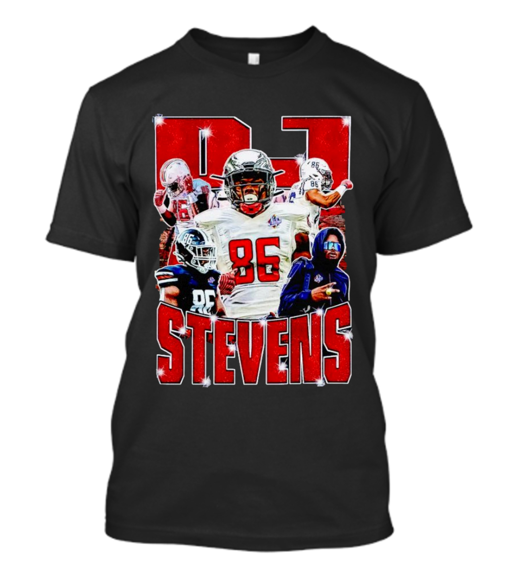 DJ Stevens 86 Football Vintage Jackson State Tigers T-Shirt