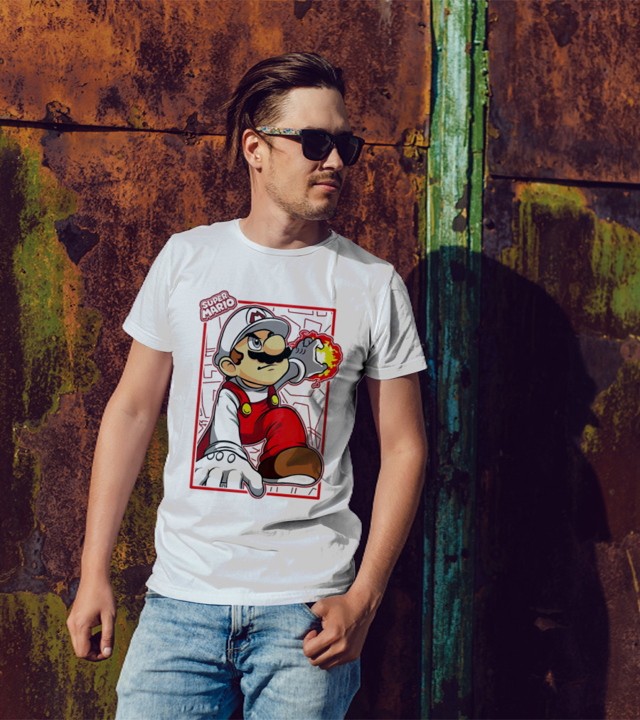 Super Mario Fire Power T-Shirt