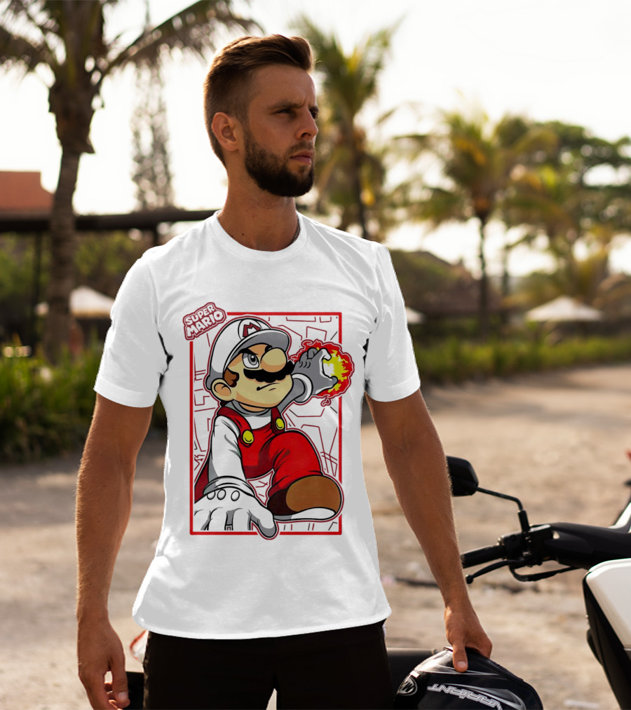 Super Mario Fire Power T-Shirt