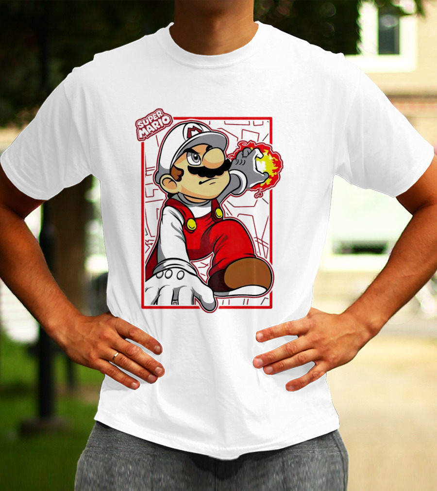 Super Mario Fire Power T-Shirt