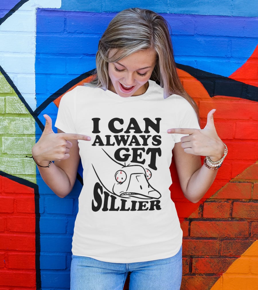 I Can Always Get Sillier Silly Frog With Red Eyes T-Shirt