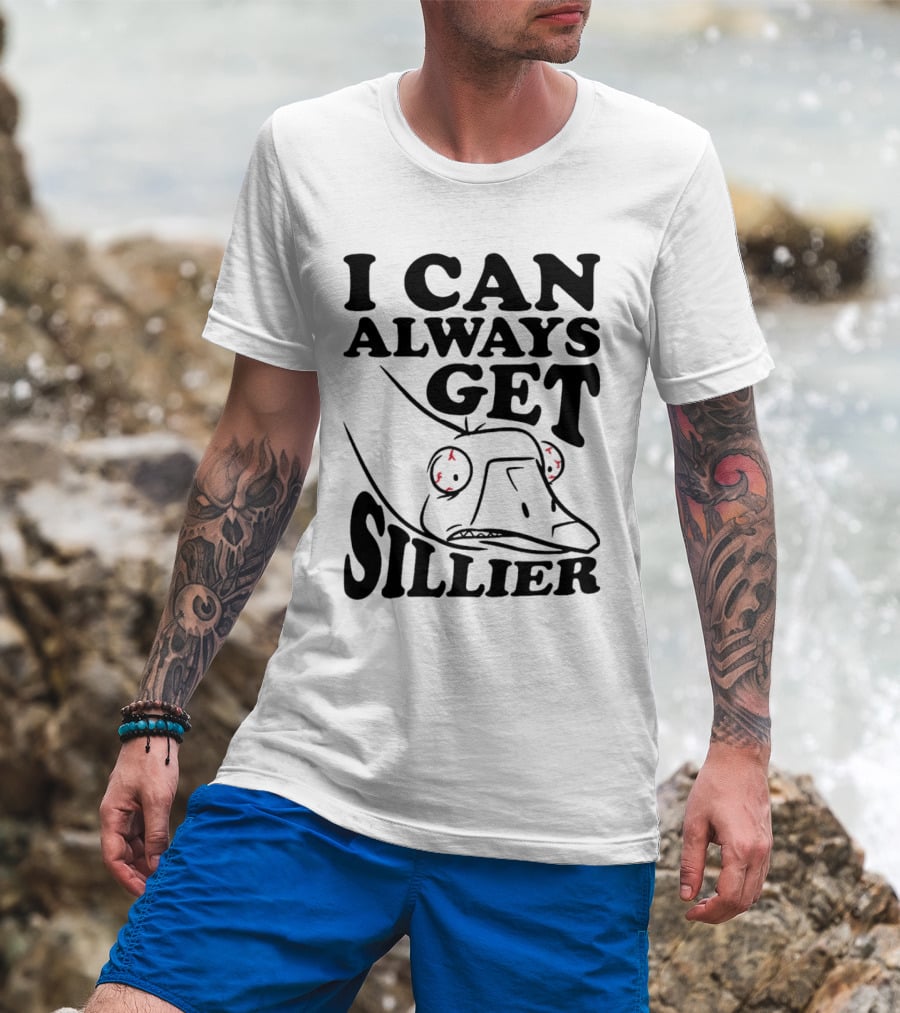 I Can Always Get Sillier Silly Frog With Red Eyes T-Shirt