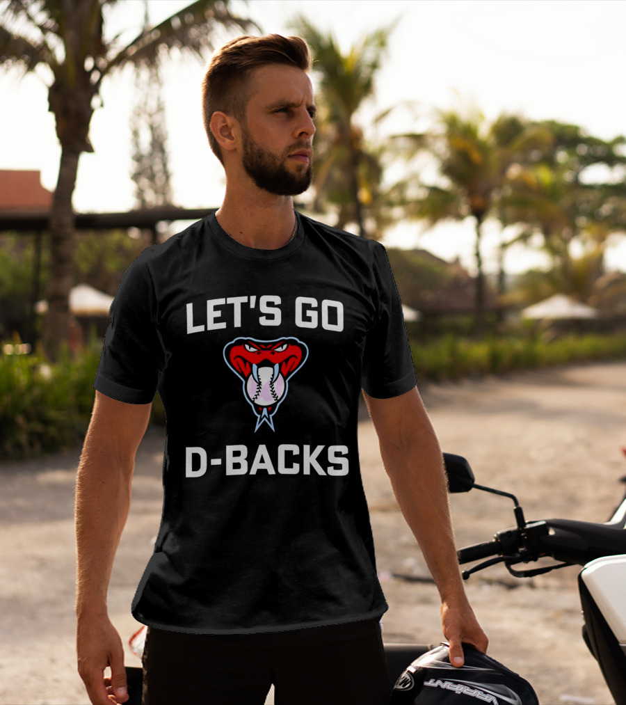 Let's Go D-Backs Arizona Diamondbacks Snake Logo NLCS T-Shirt
