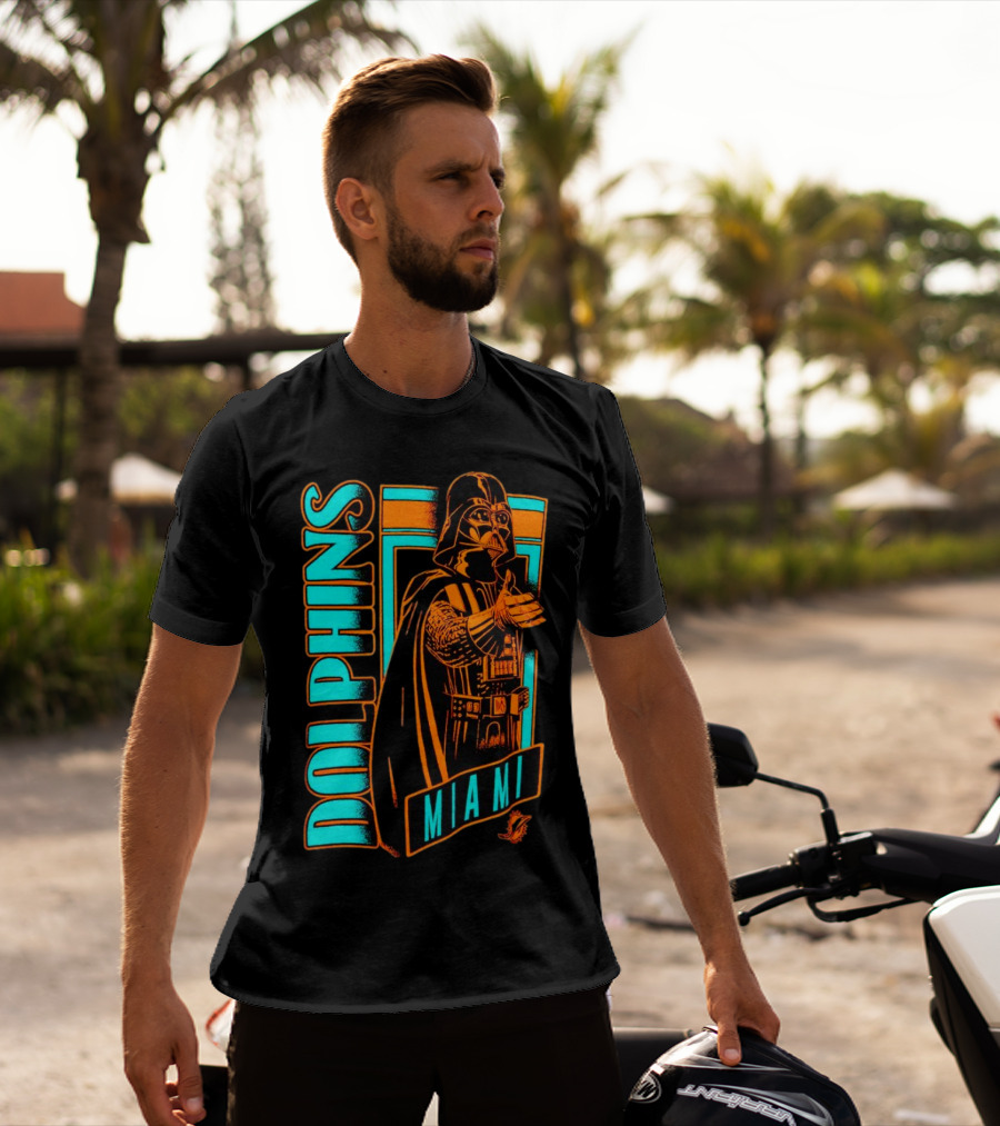 Miami Dolphins Darth Vader Adventure T-Shirt