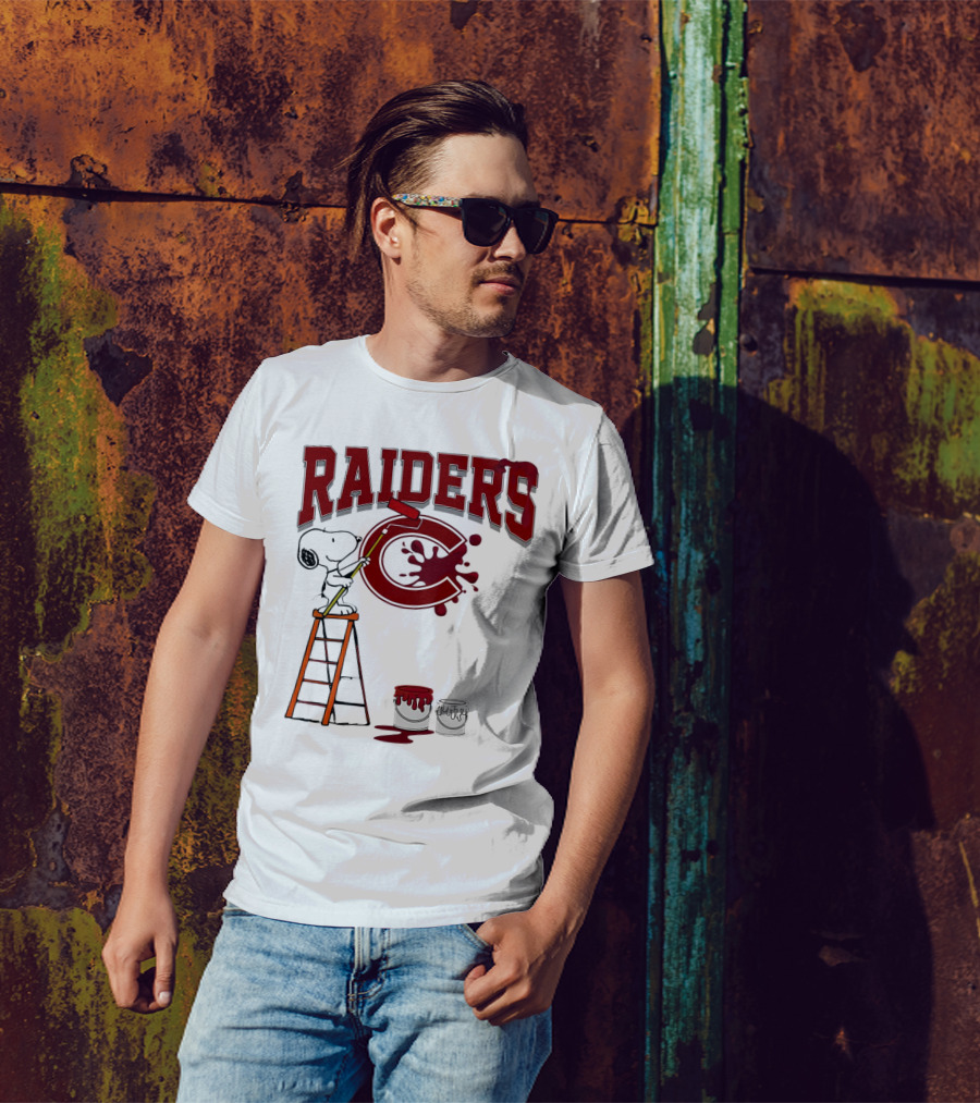 Snoopy Painting Colgate Raiders T-Shirt