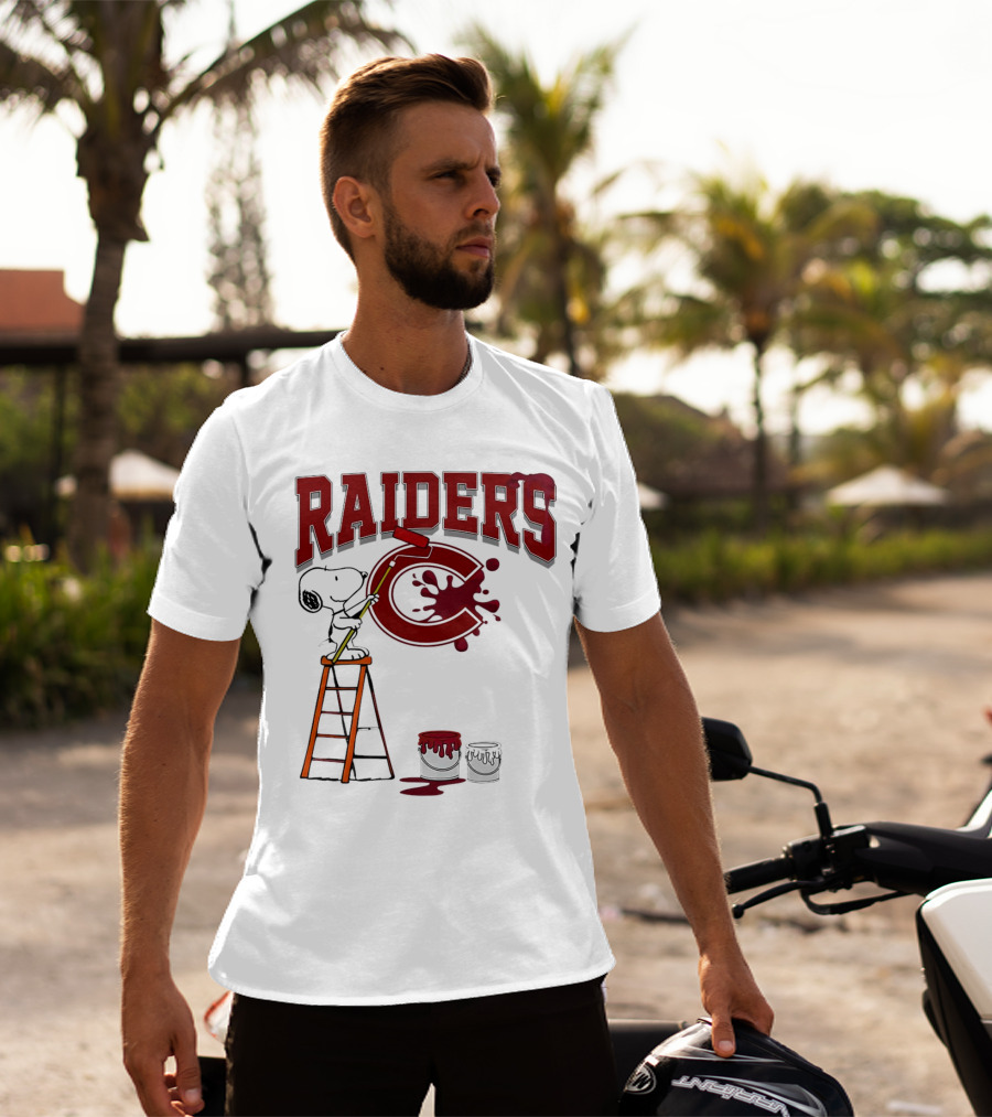 Snoopy Painting Colgate Raiders T-Shirt