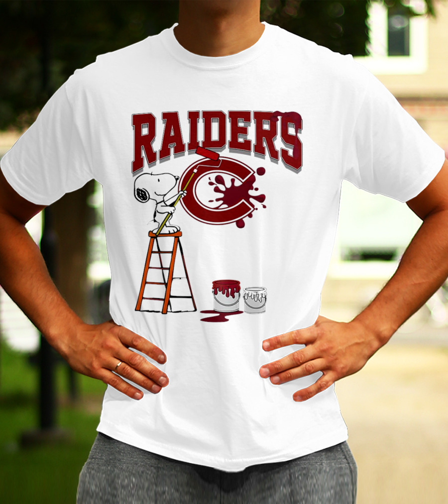 Snoopy Painting Colgate Raiders T-Shirt
