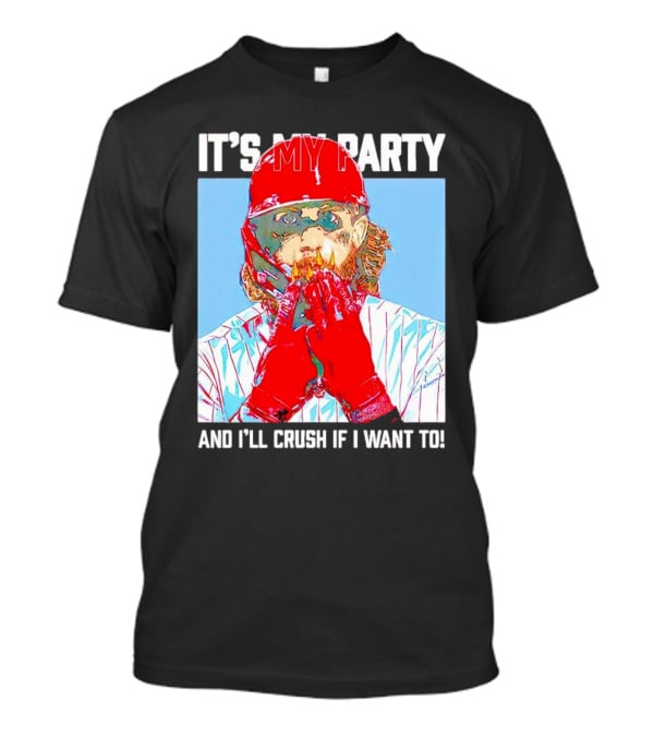 Brandon Marsh It’s My Party And I’ll Crush If I Want To Baseball Player T-Shirt