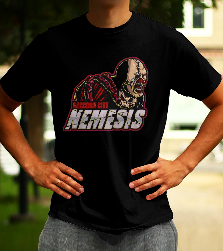 Raccoon City Nemesis Resident Evil 3 Game Character T-Shirt