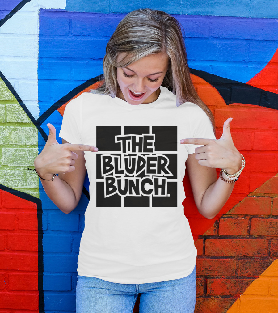 The Bluder Bunch Block Letter T-Shirt