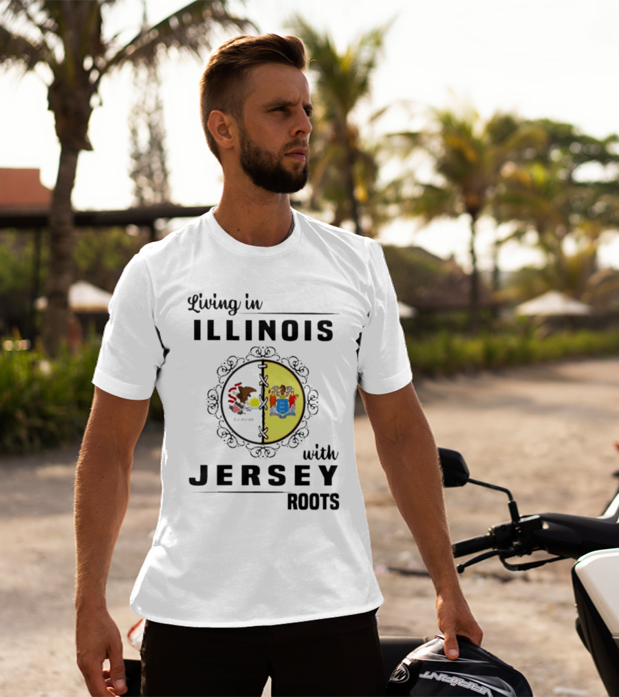Illinois Pride With New Jersey Heritage T-Shirt