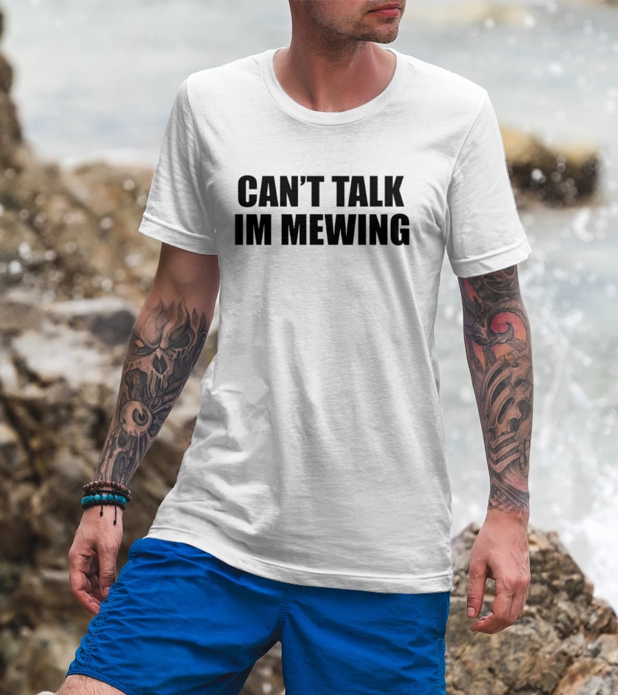 CAN'T TALK I'M MEWING MEN'S T-Shirt