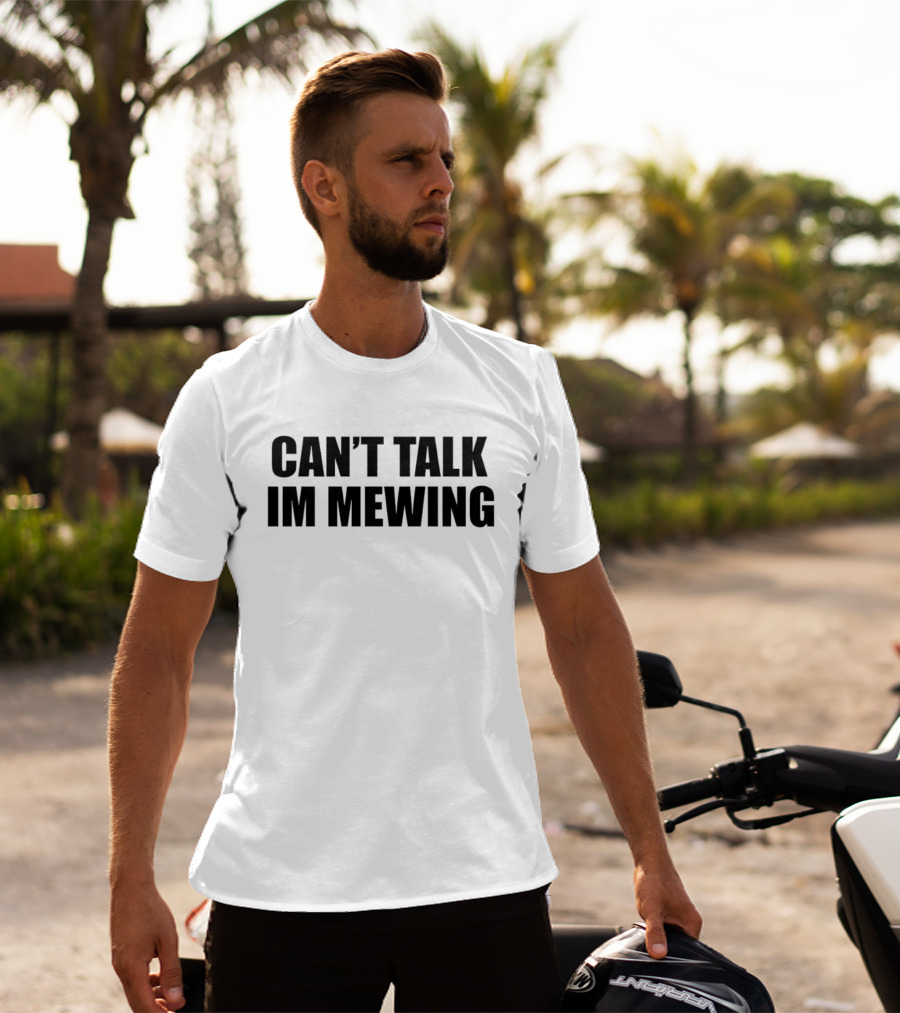 CAN'T TALK I'M MEWING MEN'S T-Shirt