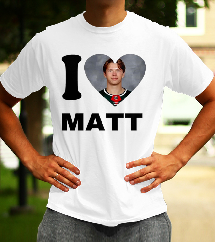 I Heart Matt Boldy Fan Love T-Shirt