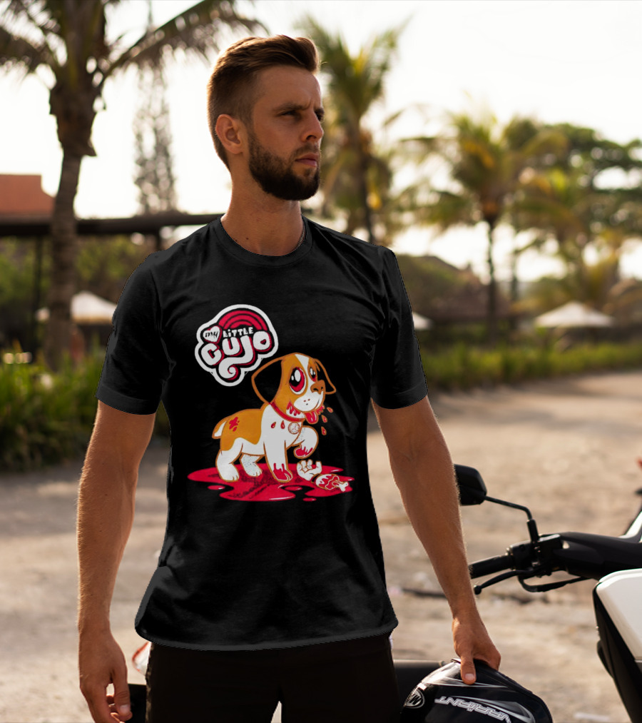 My Little Cujo Dog With Blood And Bones T-Shirt