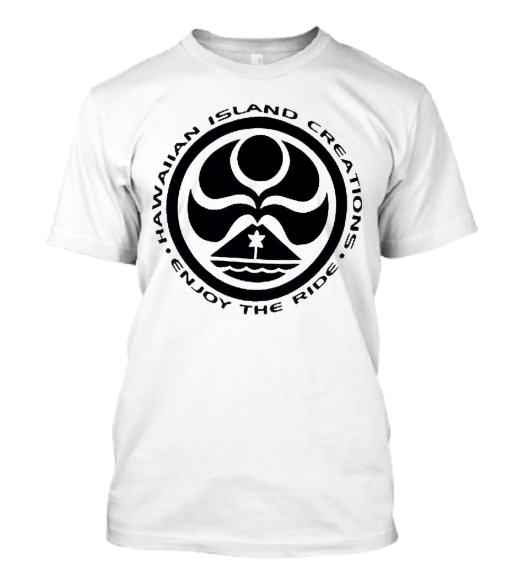 Hawaiian Island Creations Surfing Logo Enjoy The Ride T-Shirt