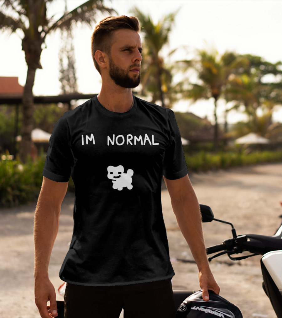 IM NORMAL Cartoon Animal T-Shirt
