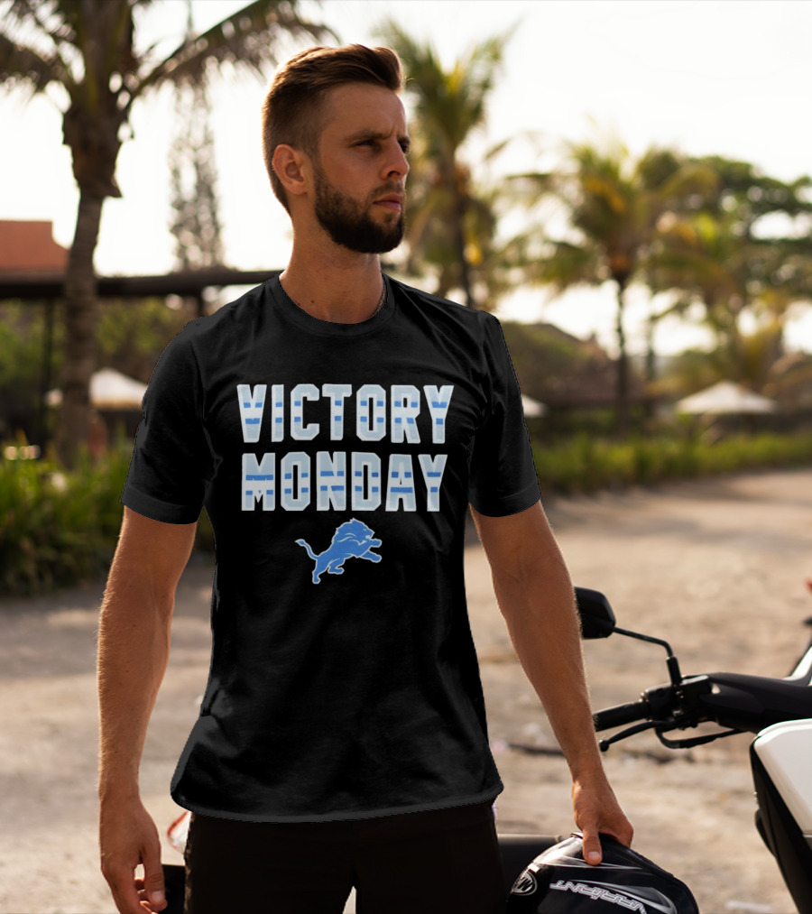 Victory Monday Detroit Lions Football Fan T-Shirt