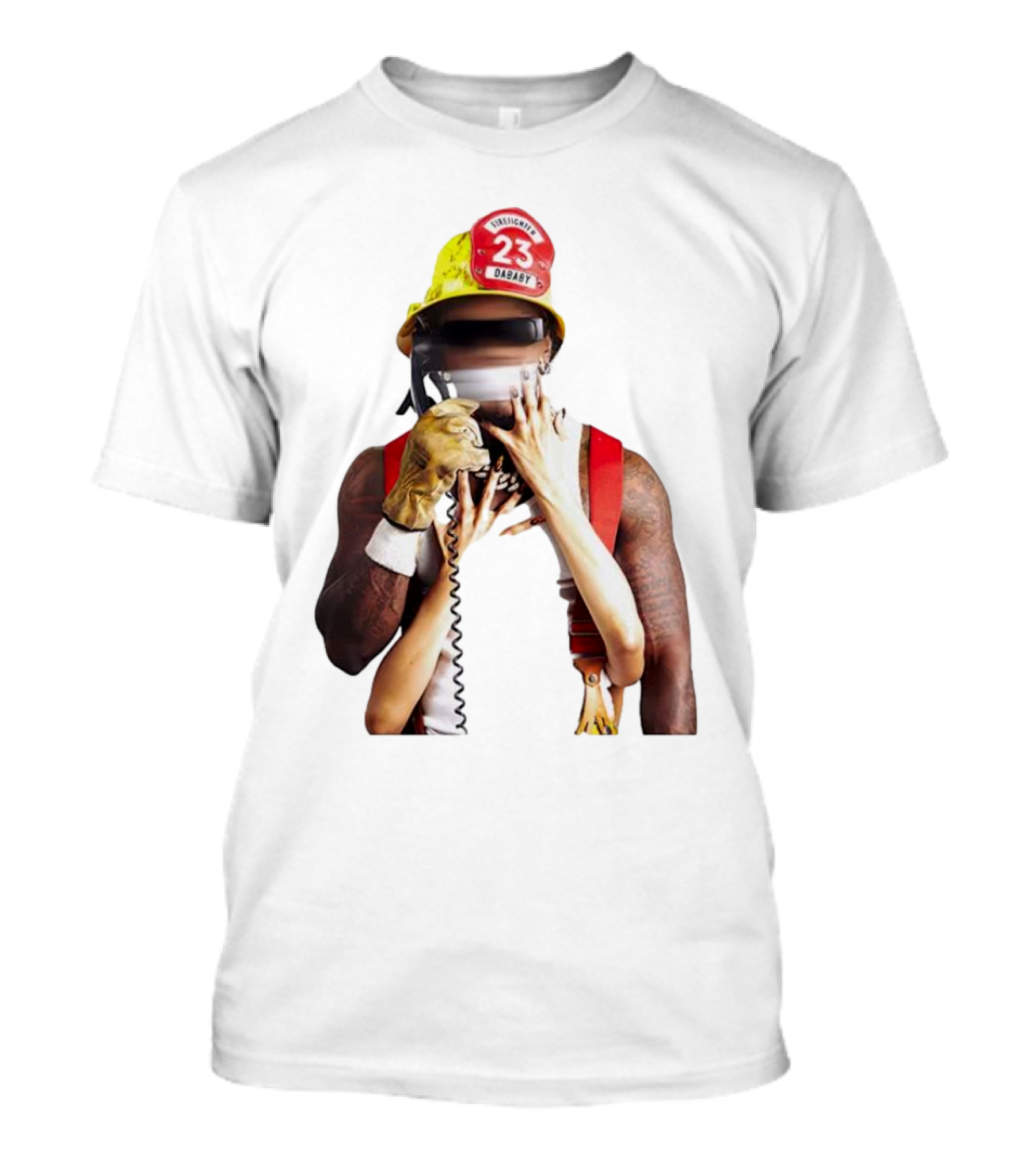 Call Da Fireman 23 DaBaby Firefighter Concept T-Shirt