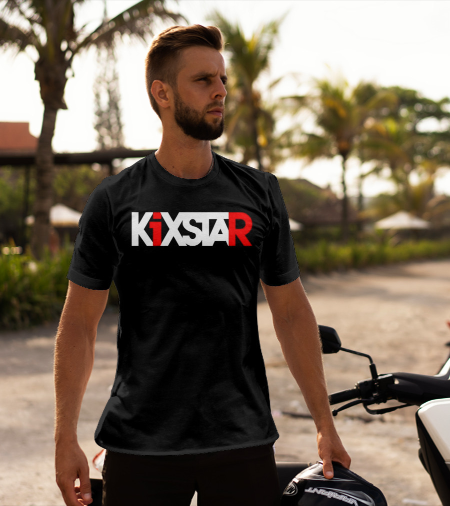 Kixstar Gaming Inspired Red And White T-Shirt