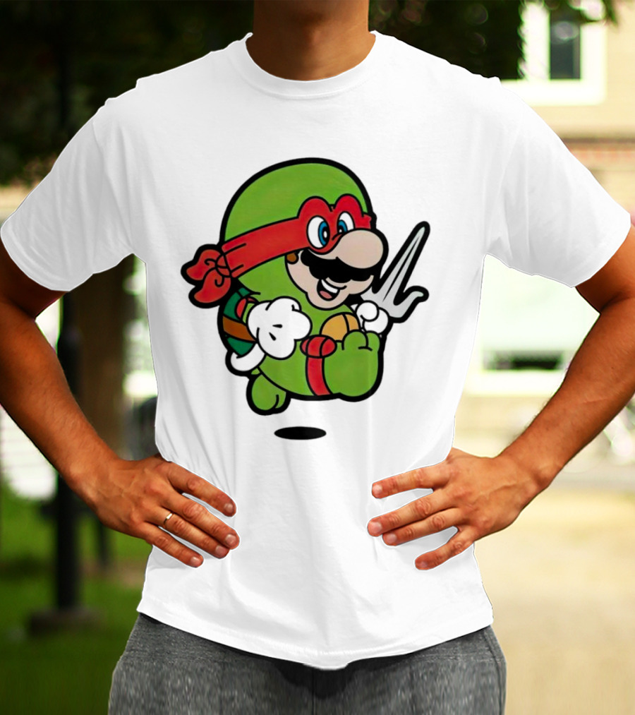 Super Mario Raph Ninja Bro Adventures T-Shirt