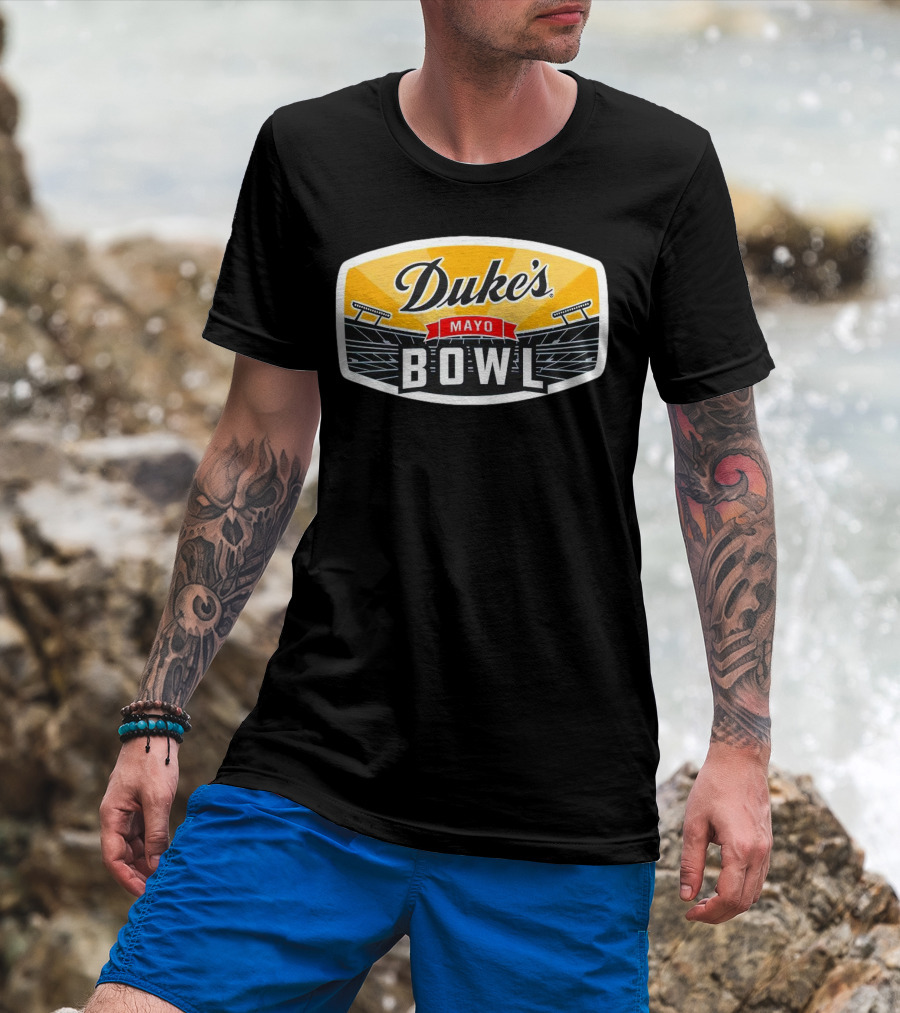 Duke’s Mayo Bowl Stadium Branding Football Event Merchandise T-Shirt