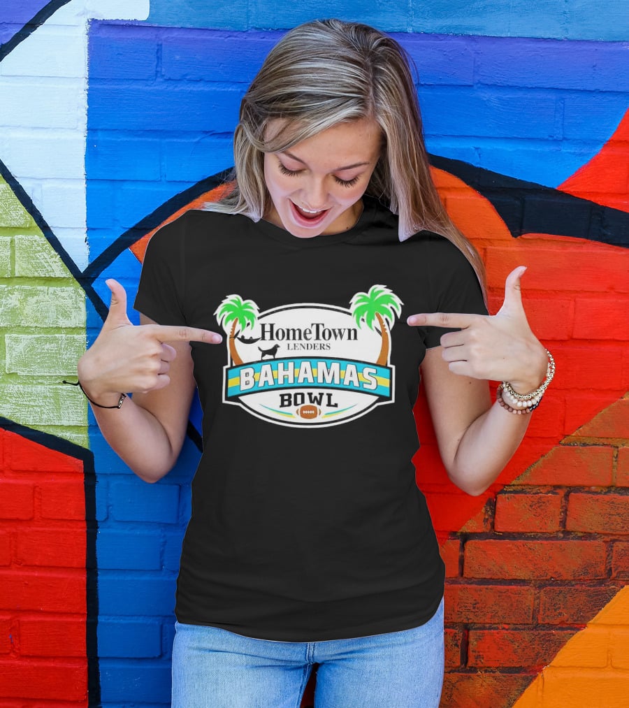 HomeTown Lenders Bahamas Bowl Palms Football T-Shirt